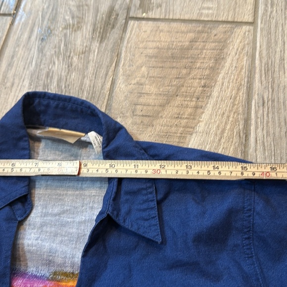 Wrangler Western Sunset Cowboy Print Pearl Snap Shirt Vintage 70s 80s Large Rare - Picture 8 of 13